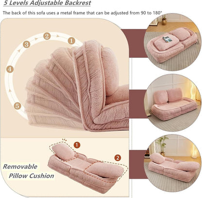 Foldable Lazy Sofa Bed Floor Chair💥