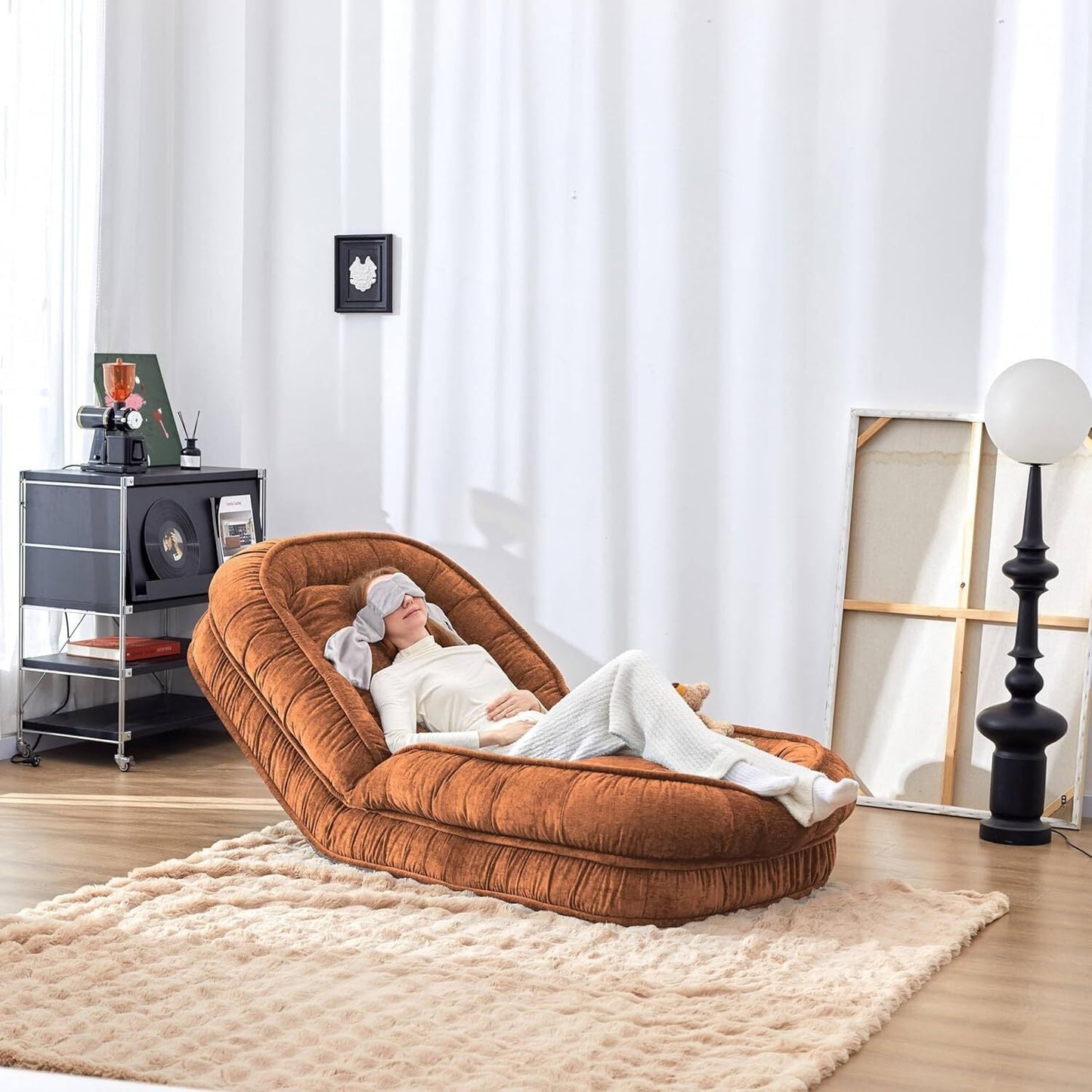 Foldable Lazy Sofa Bed Floor Chair💥